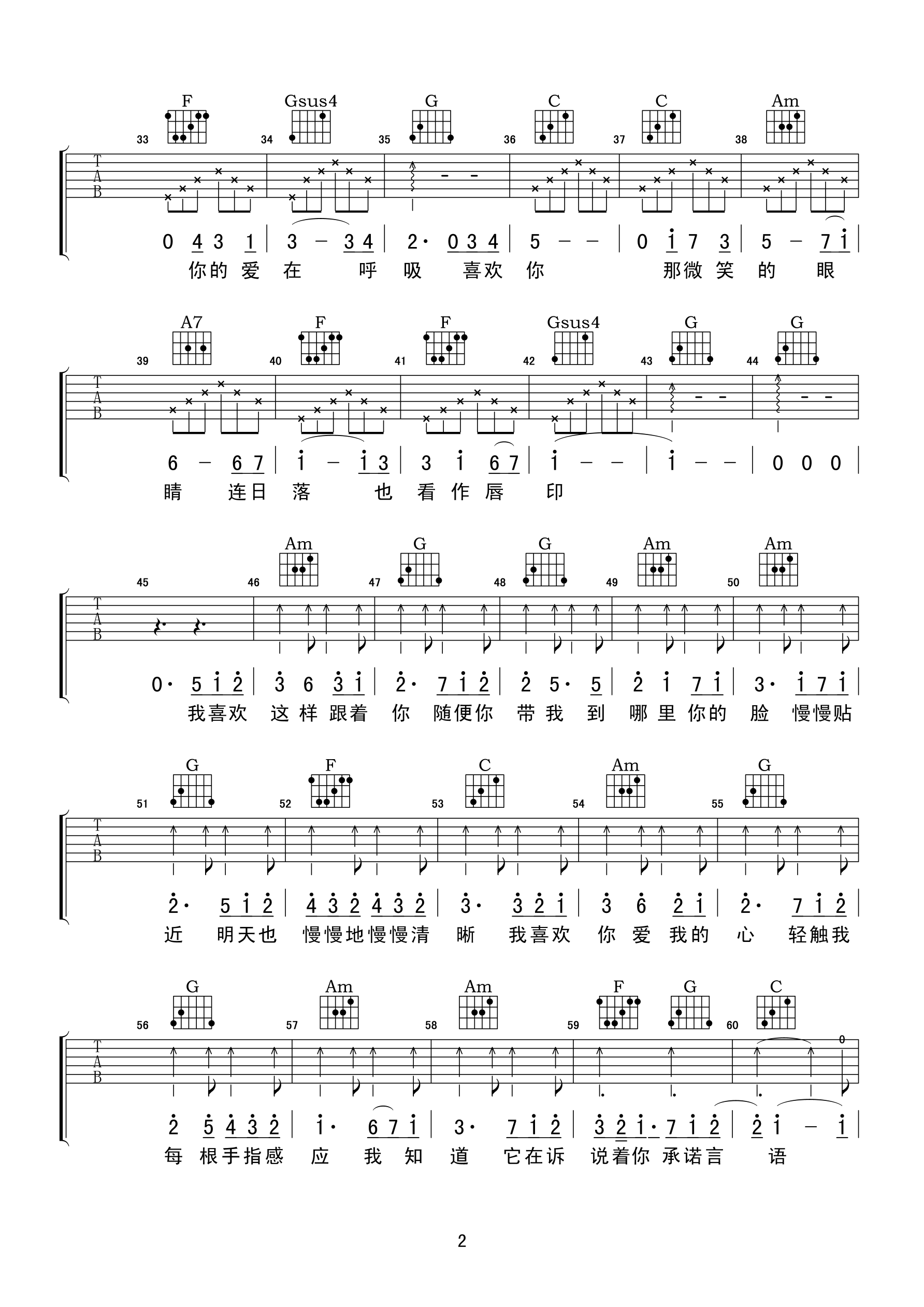 新手入门《天涯》C调吉他谱教学教程_简易版前奏扫弦完整版 - 易谱库