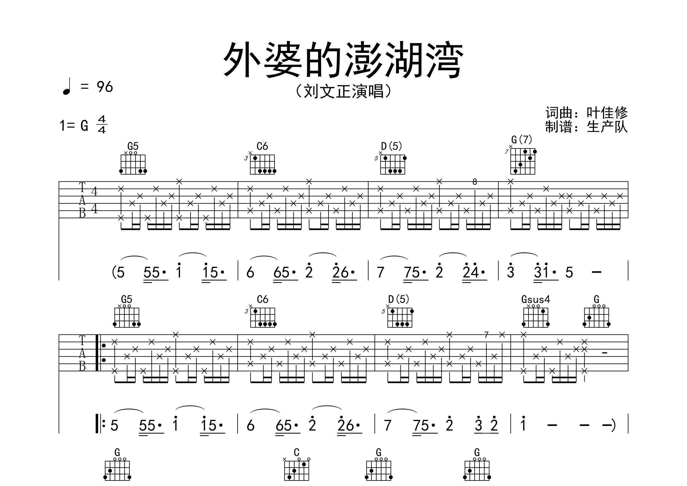 相关吉他谱 歌曲 梅兰梅兰我爱你 光阴的故事(必弹吉他) 三月里的