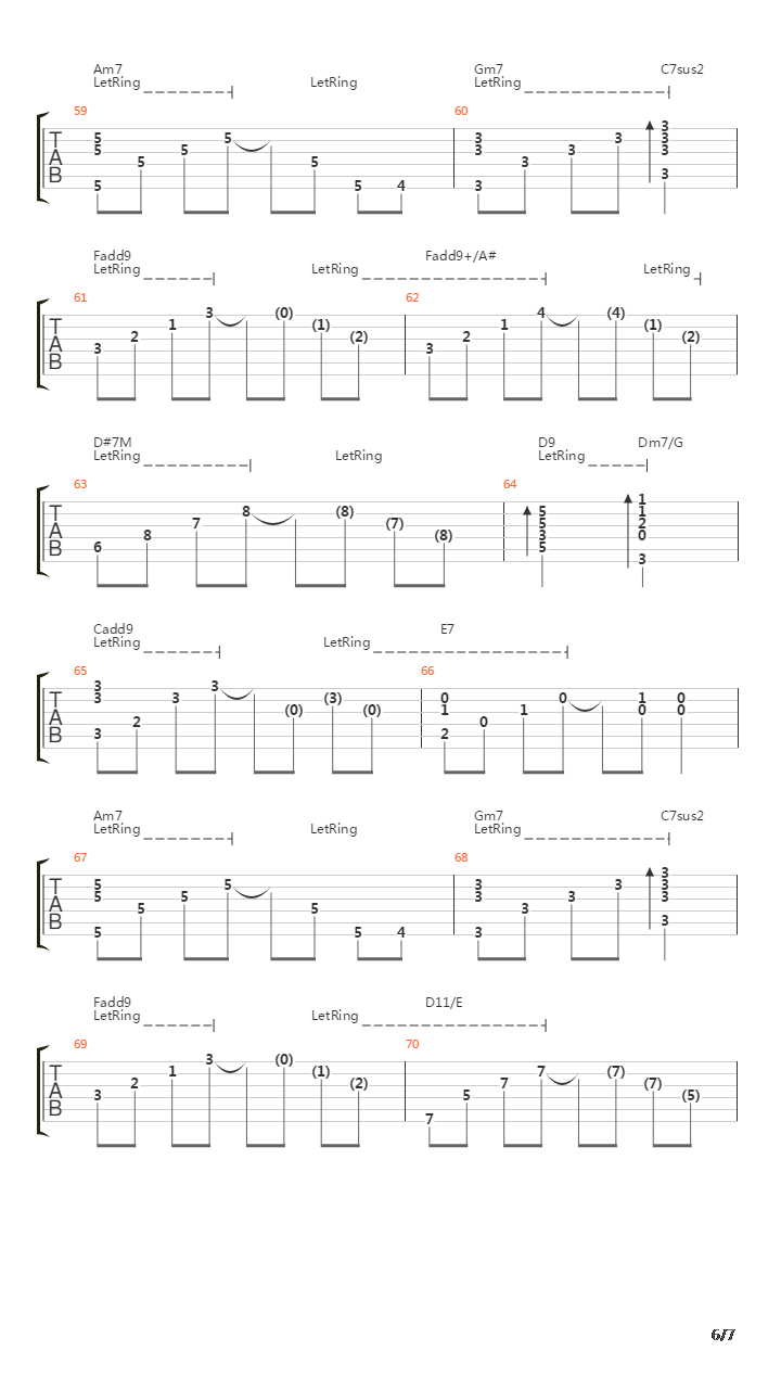 love song吉他谱(gtp谱,弹唱)_方大同(khalil fong)