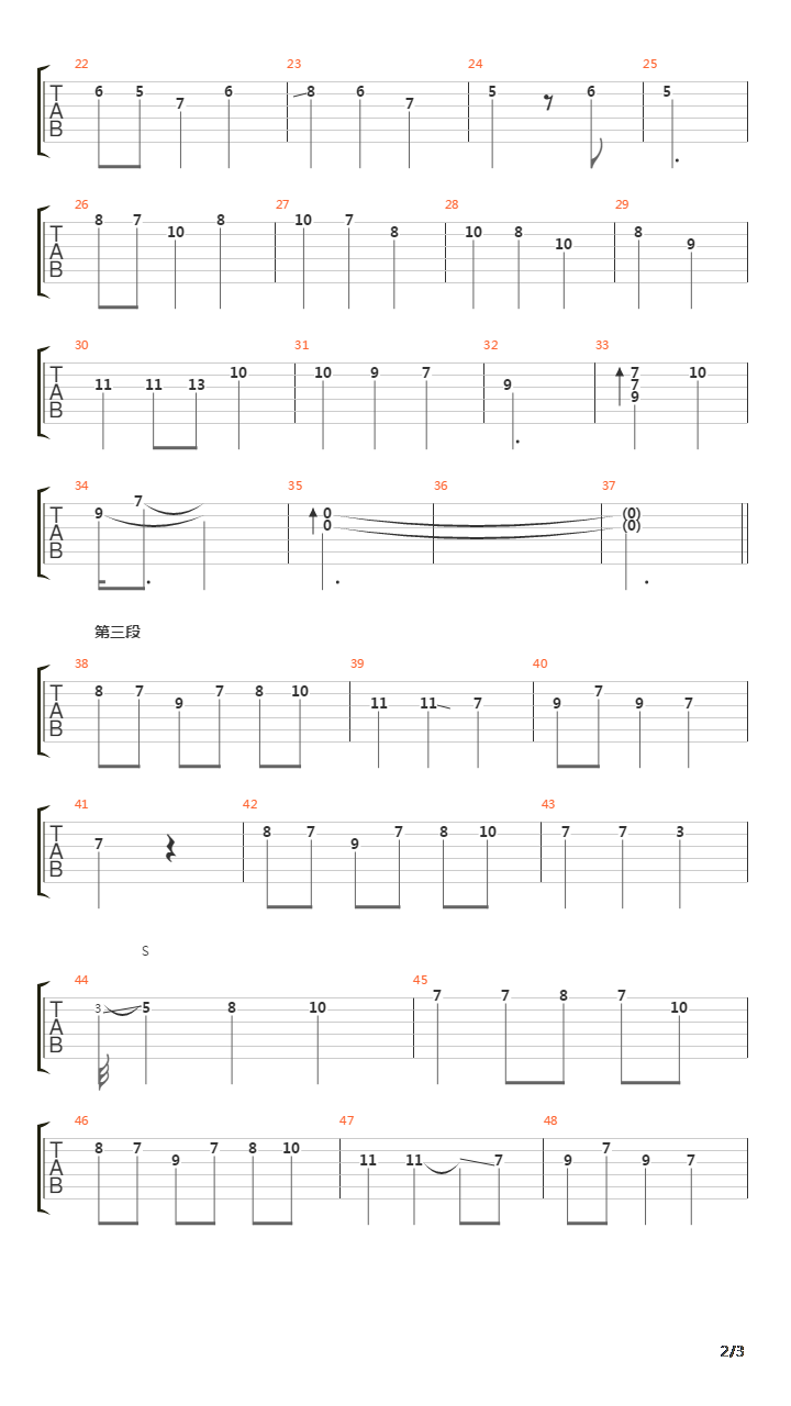 节拍:moderate                            ♩ = 80 和弦:em