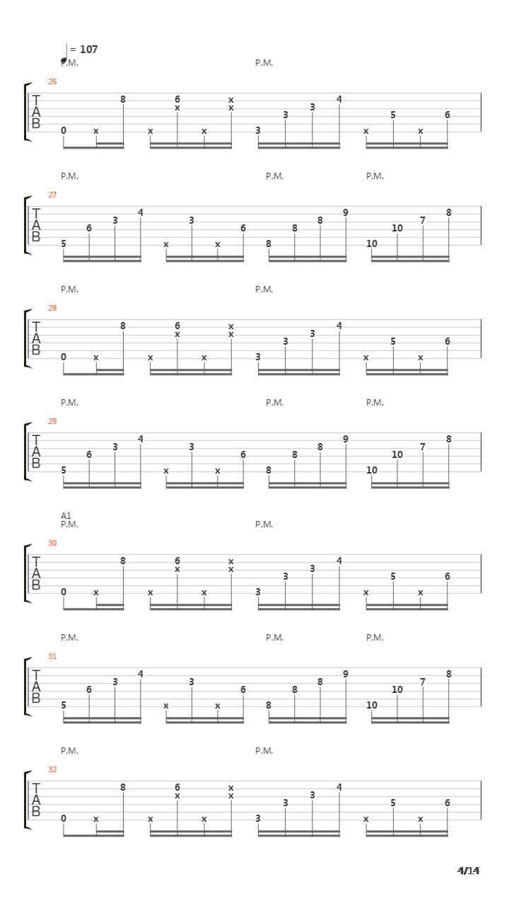 neon吉他谱