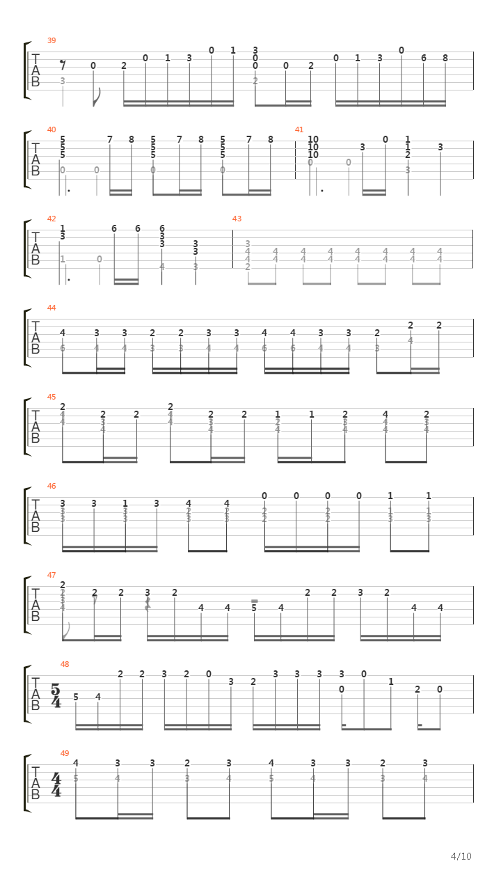 吉他谱信息 歌曲 标题:bohemian rhapsody 副标题:波西米亚狂想曲