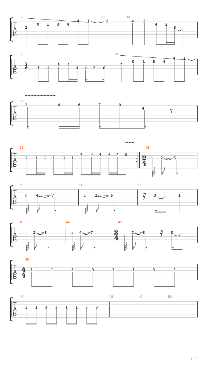 ♩ = 76 和弦:f g eb db gb ebsus4