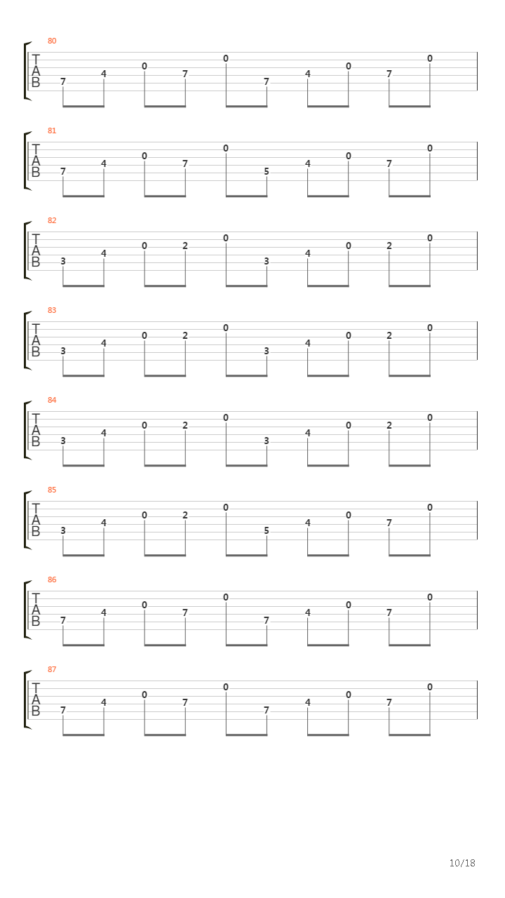 歌曲 标题:echo 标签:总谱 节拍:♩ = 138 和弦:badd11 dadd11