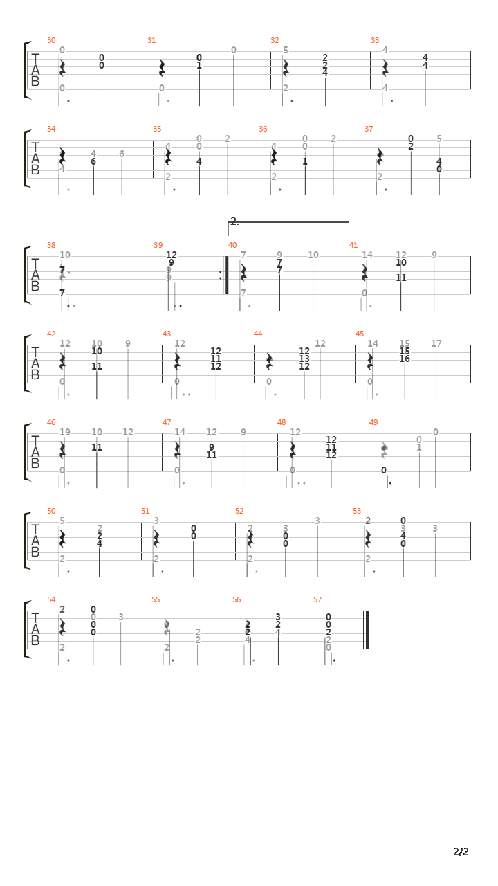 gymnopedie no.1吉他谱