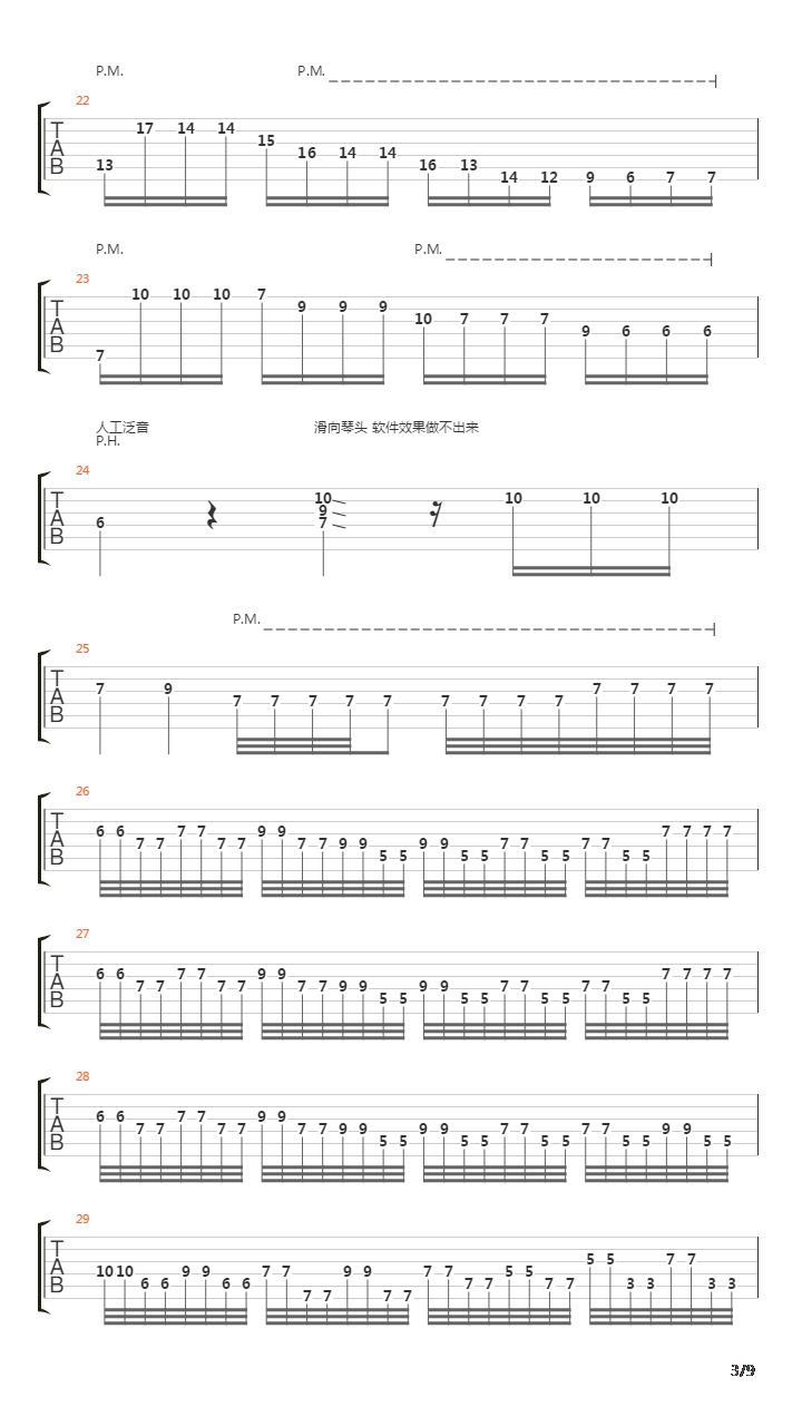 命运交响曲(电吉他版)吉他谱