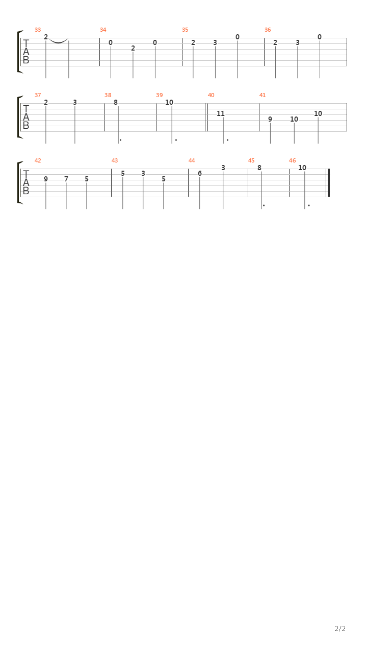 gymnopedie no.1吉他谱