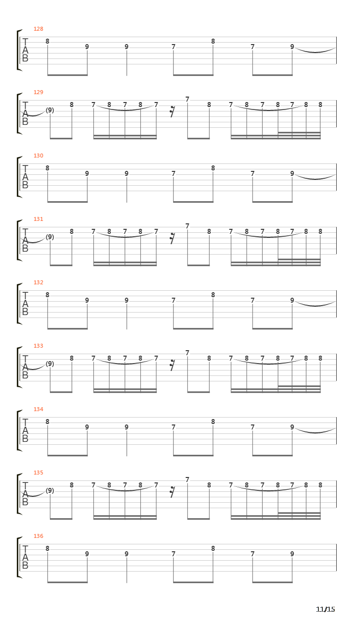 the trooper吉他谱(gtp谱,总谱)_sentenced(审判)