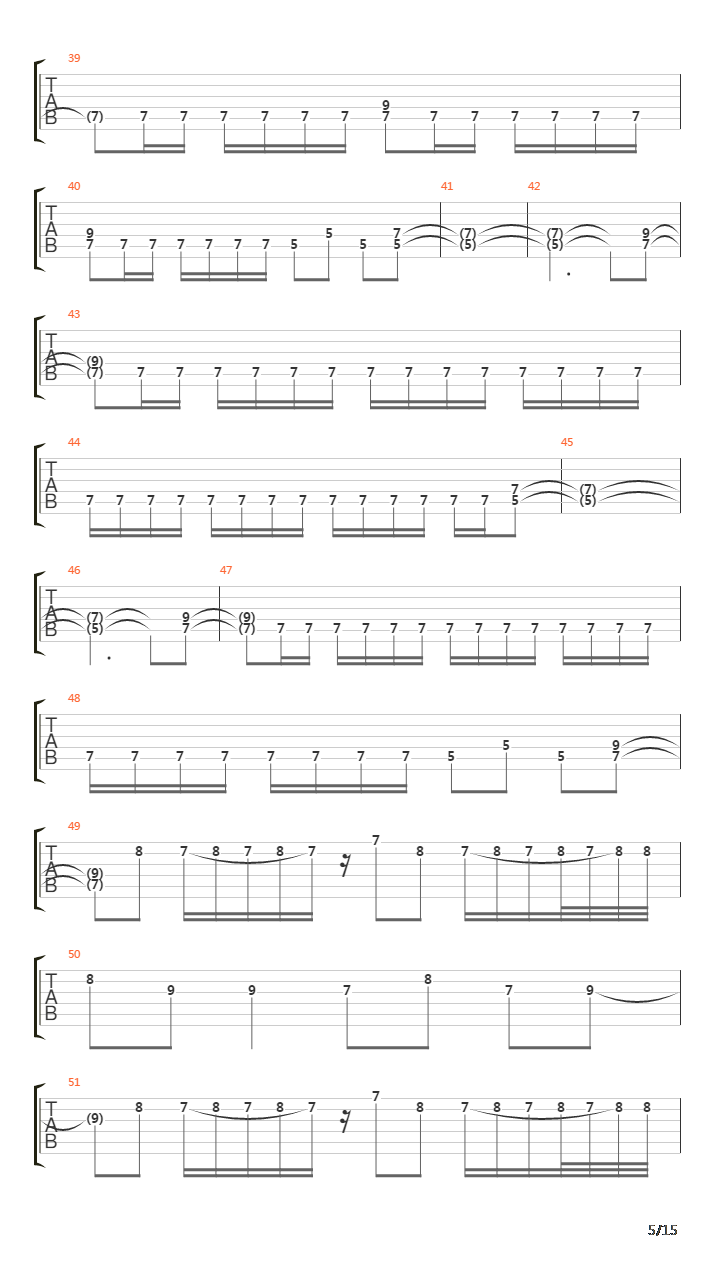 the trooper吉他谱(gtp谱,总谱)_sentenced(审判) - 吉他社