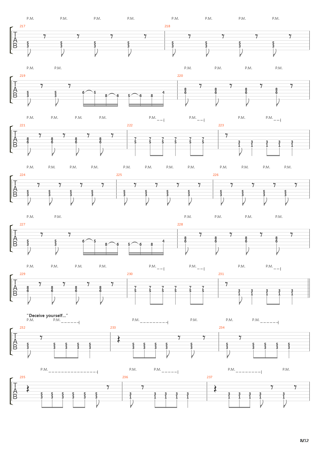 facade of reality吉他谱