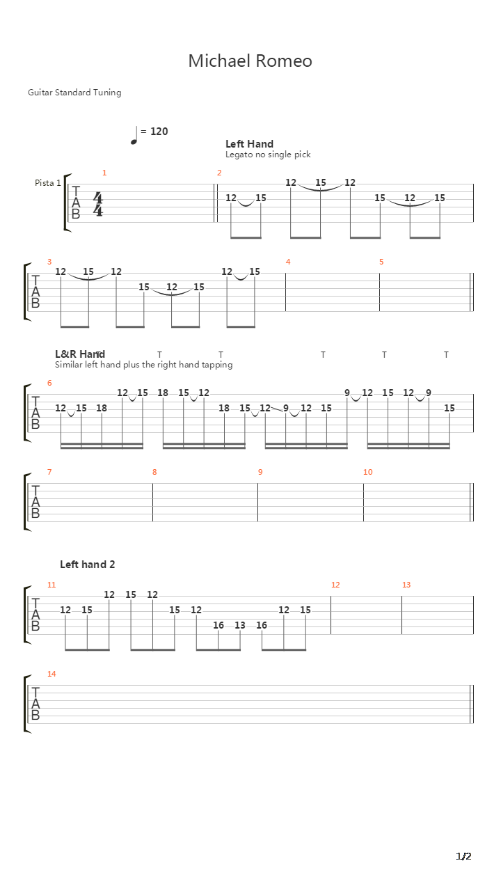 tapping style excersice