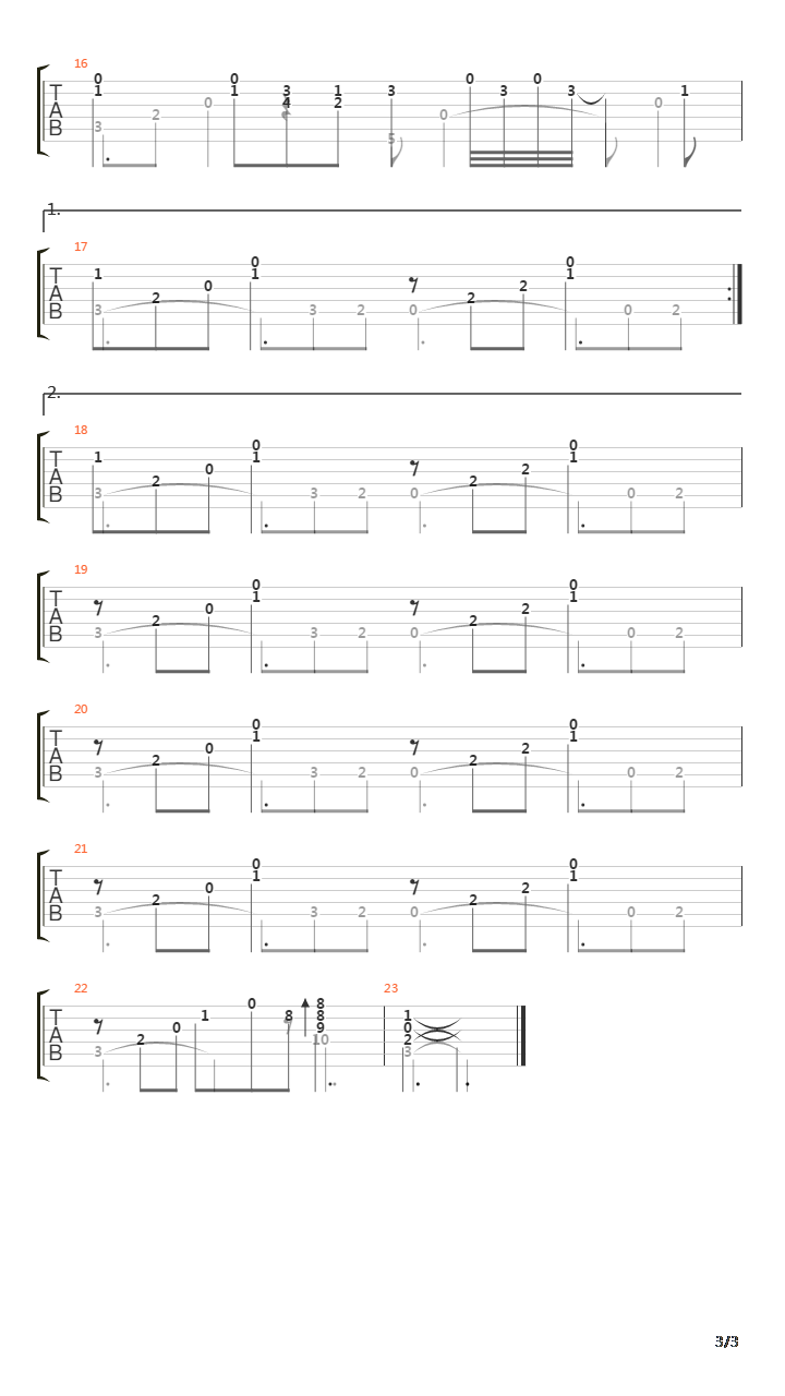 hallelujah吉他谱