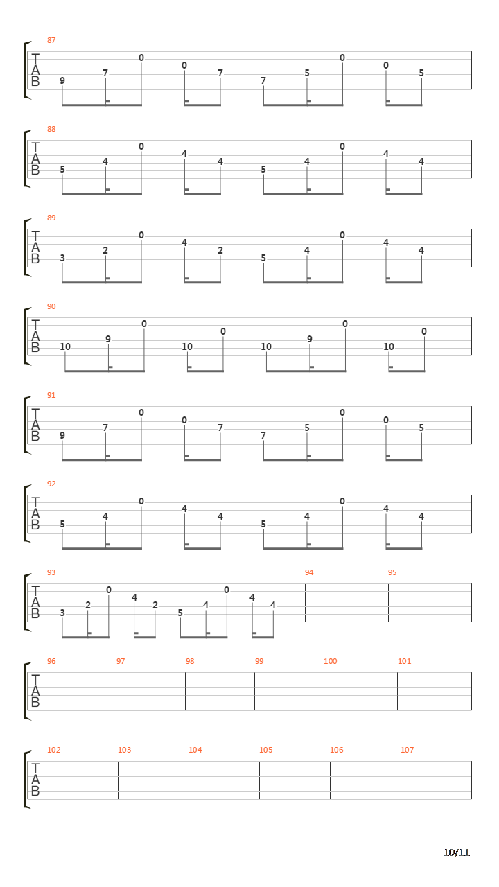 节拍:moderate                            ♩ = 103 和弦:g5 c
