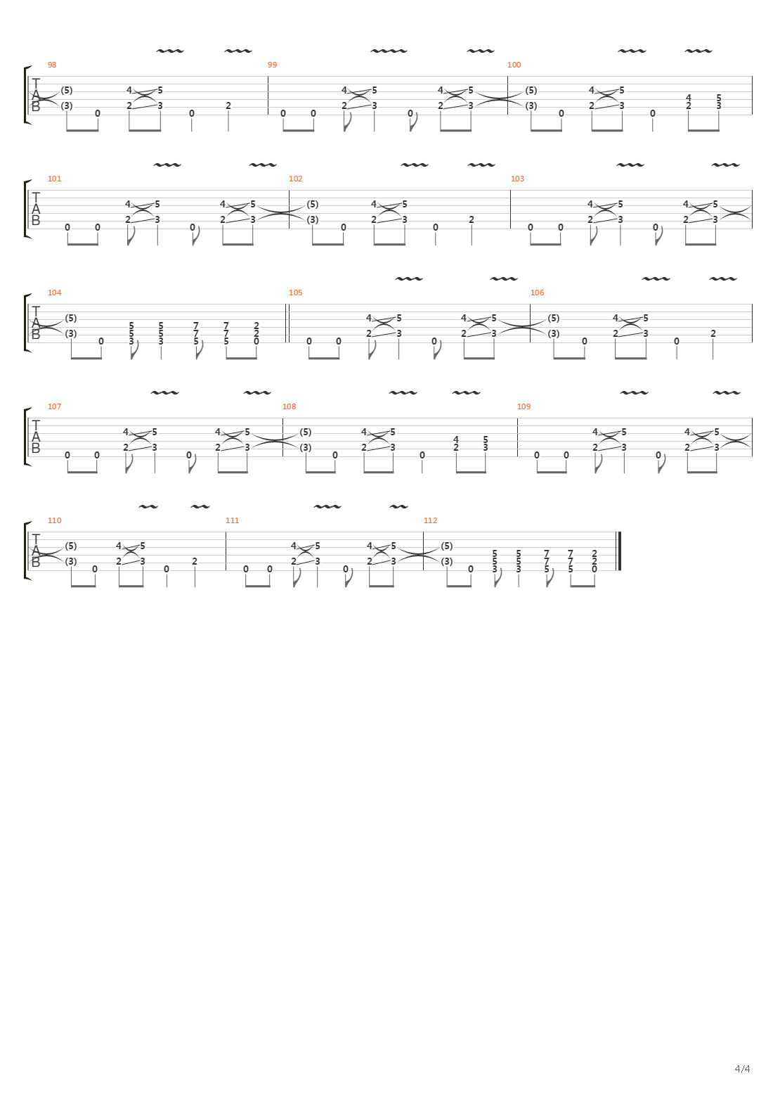 free吉他谱