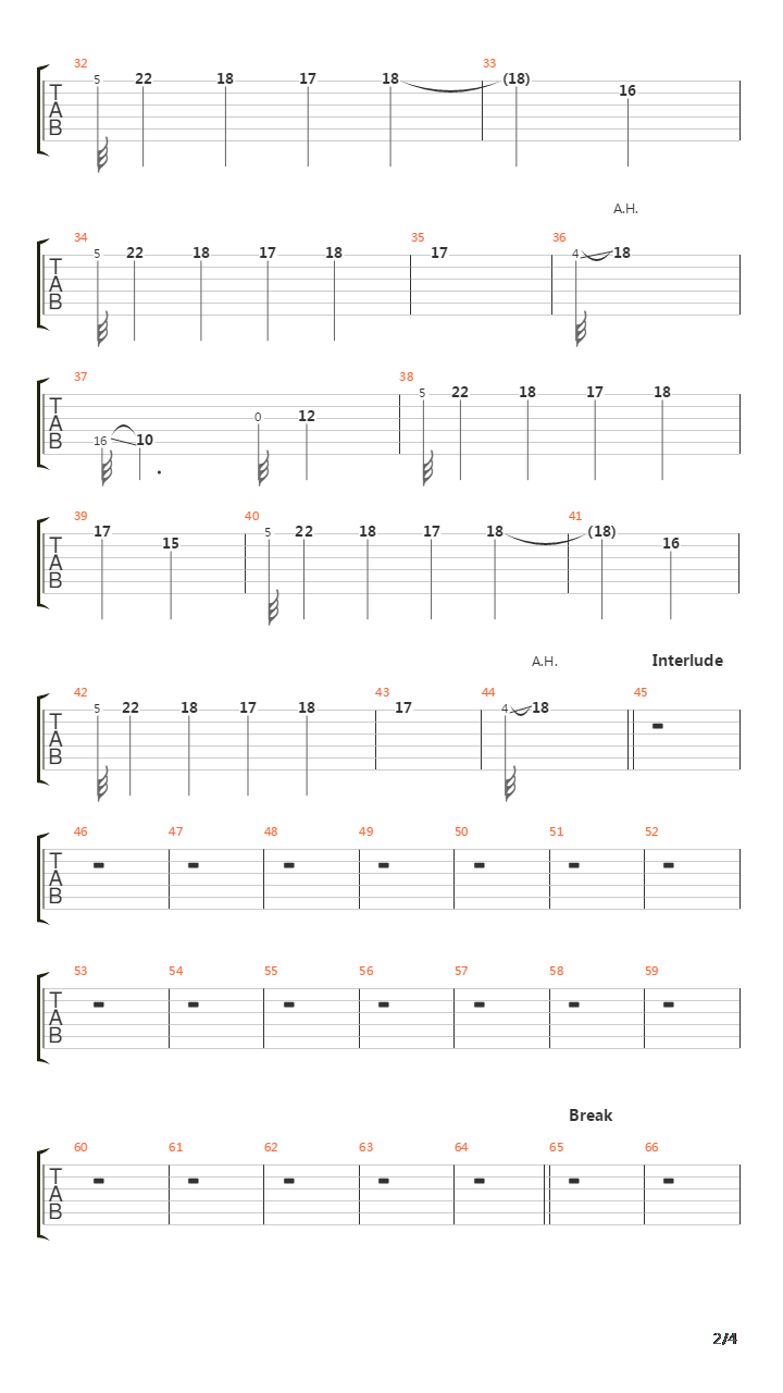 13 wunsche吉他谱