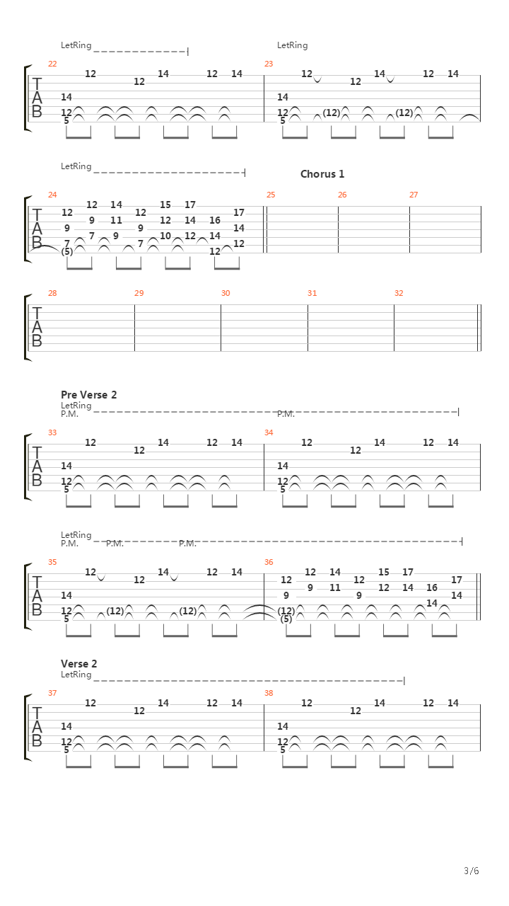 pluto吉他谱