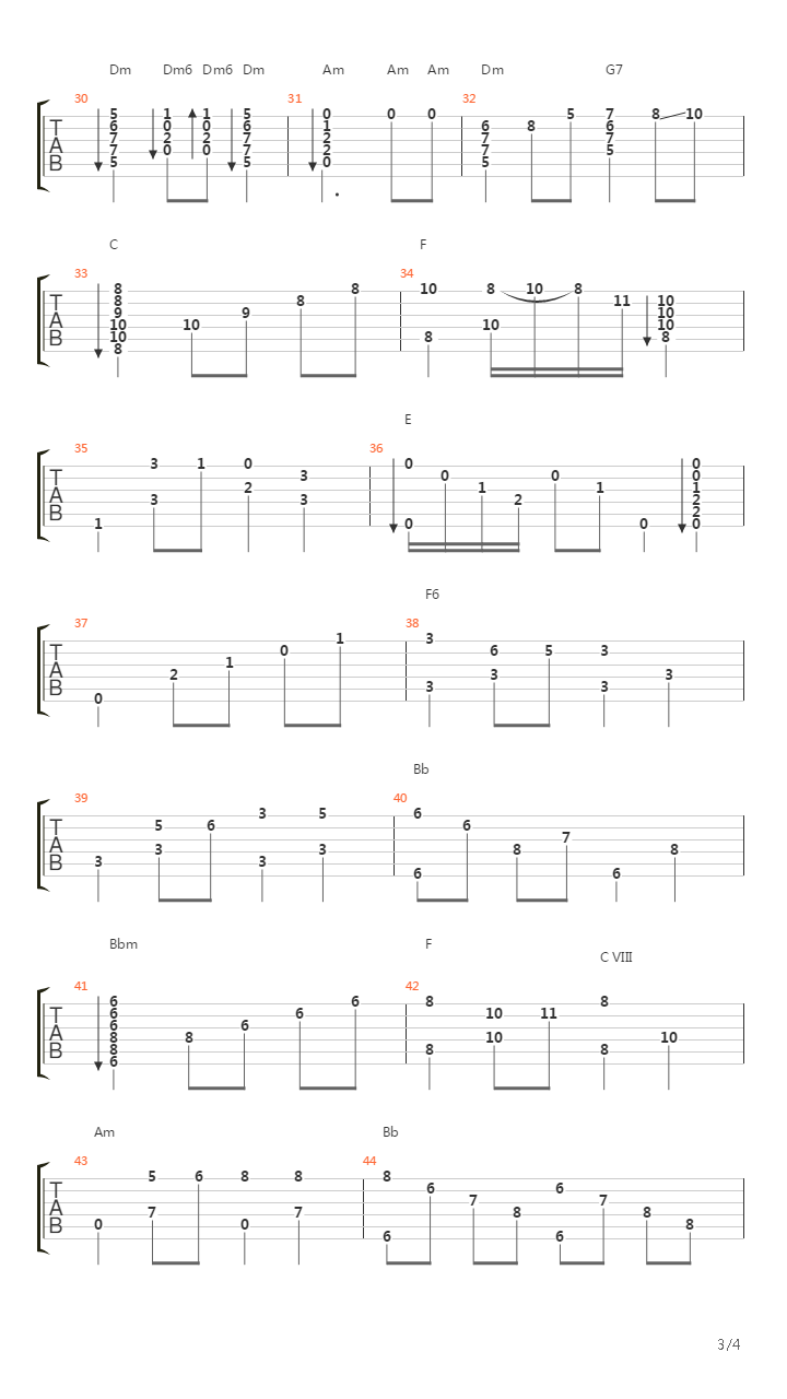 the sound of music吉他谱