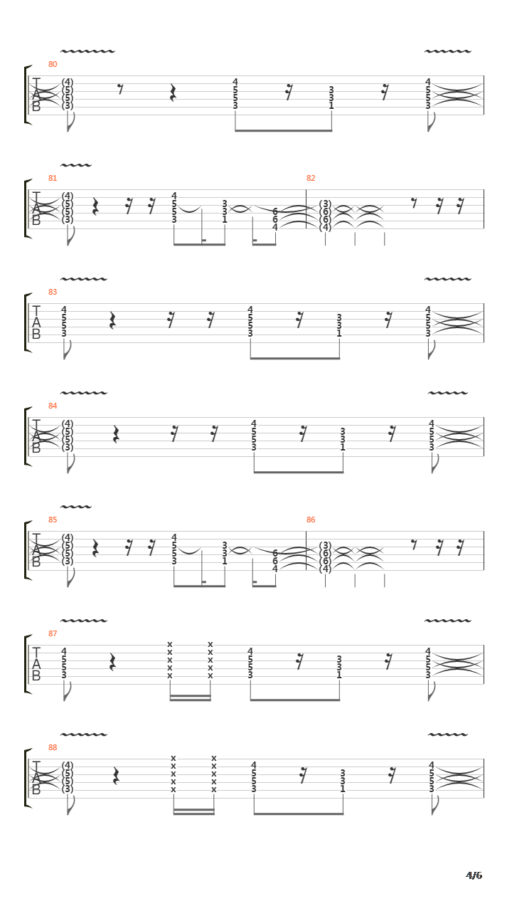 eyes of the tiger吉他谱(gtp谱)_survivor(幸存者乐队) - 吉他社