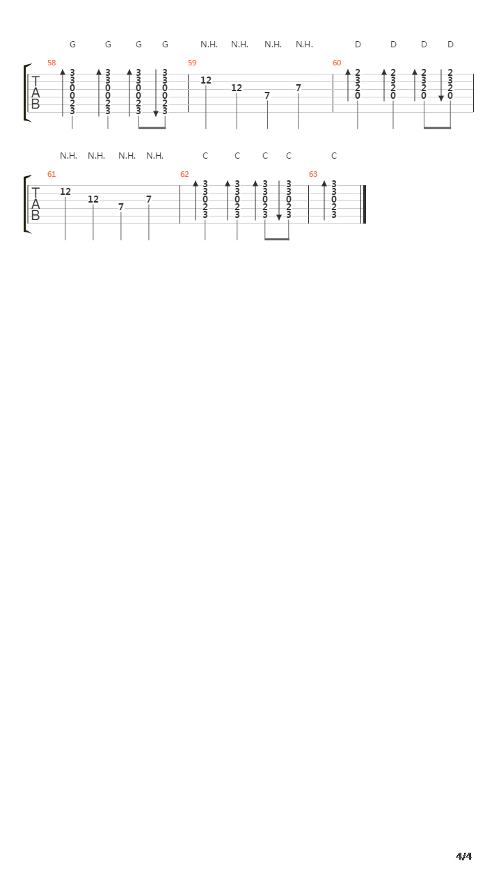 santa monica吉他谱