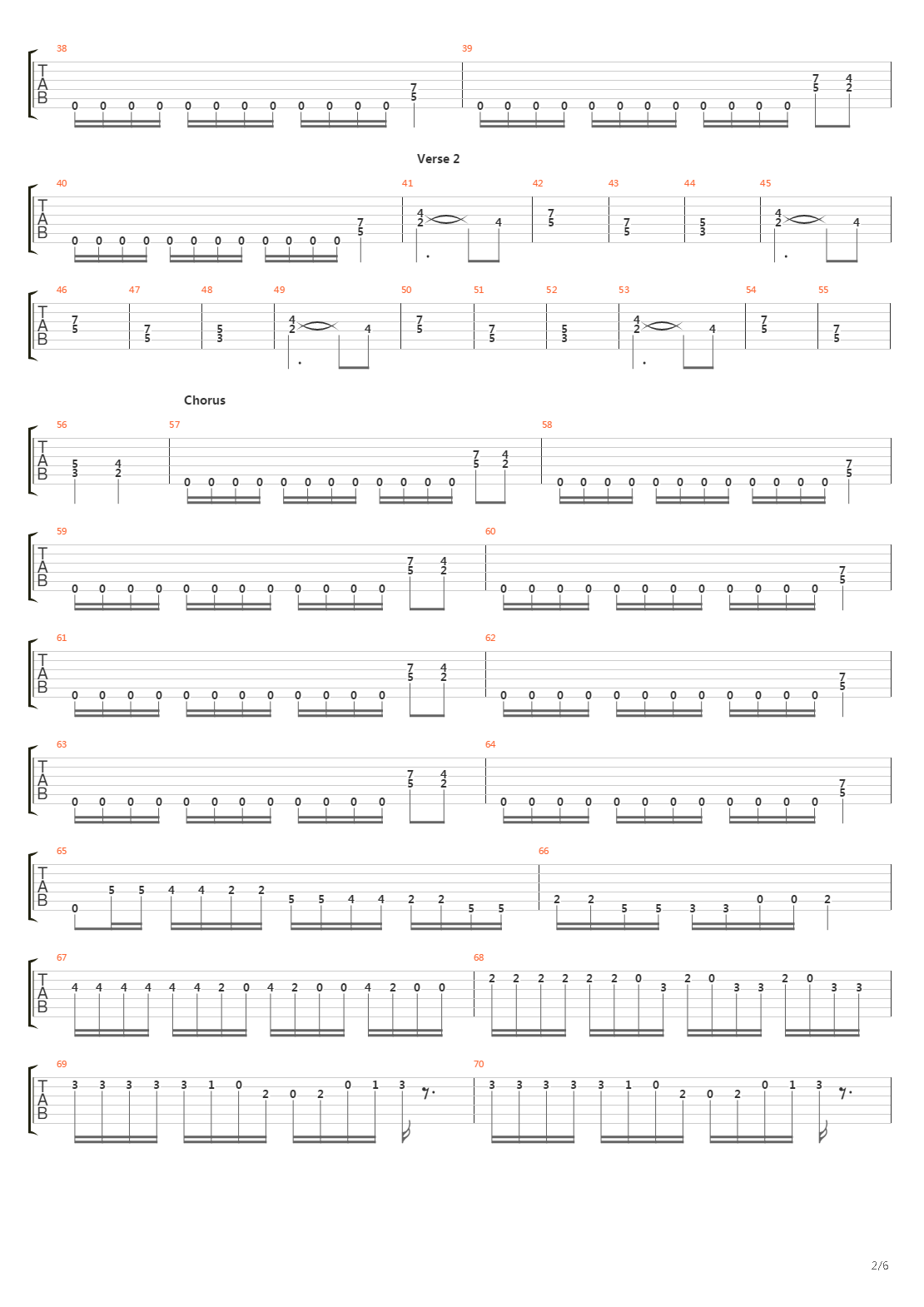 the power吉他谱