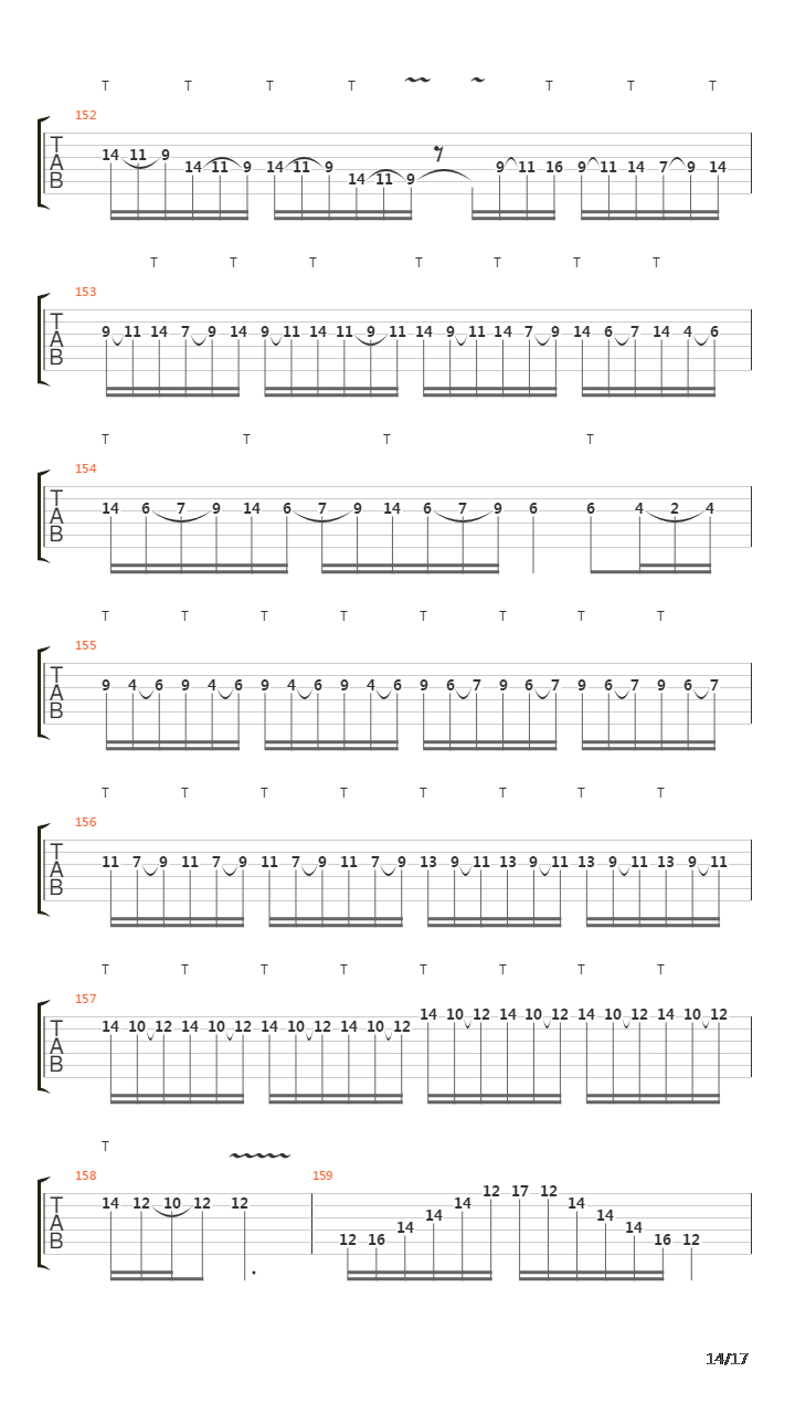 com 节拍:♩ = 140 和弦:b5 b d c# e5 e f# g5 a5 f asus2 b7m