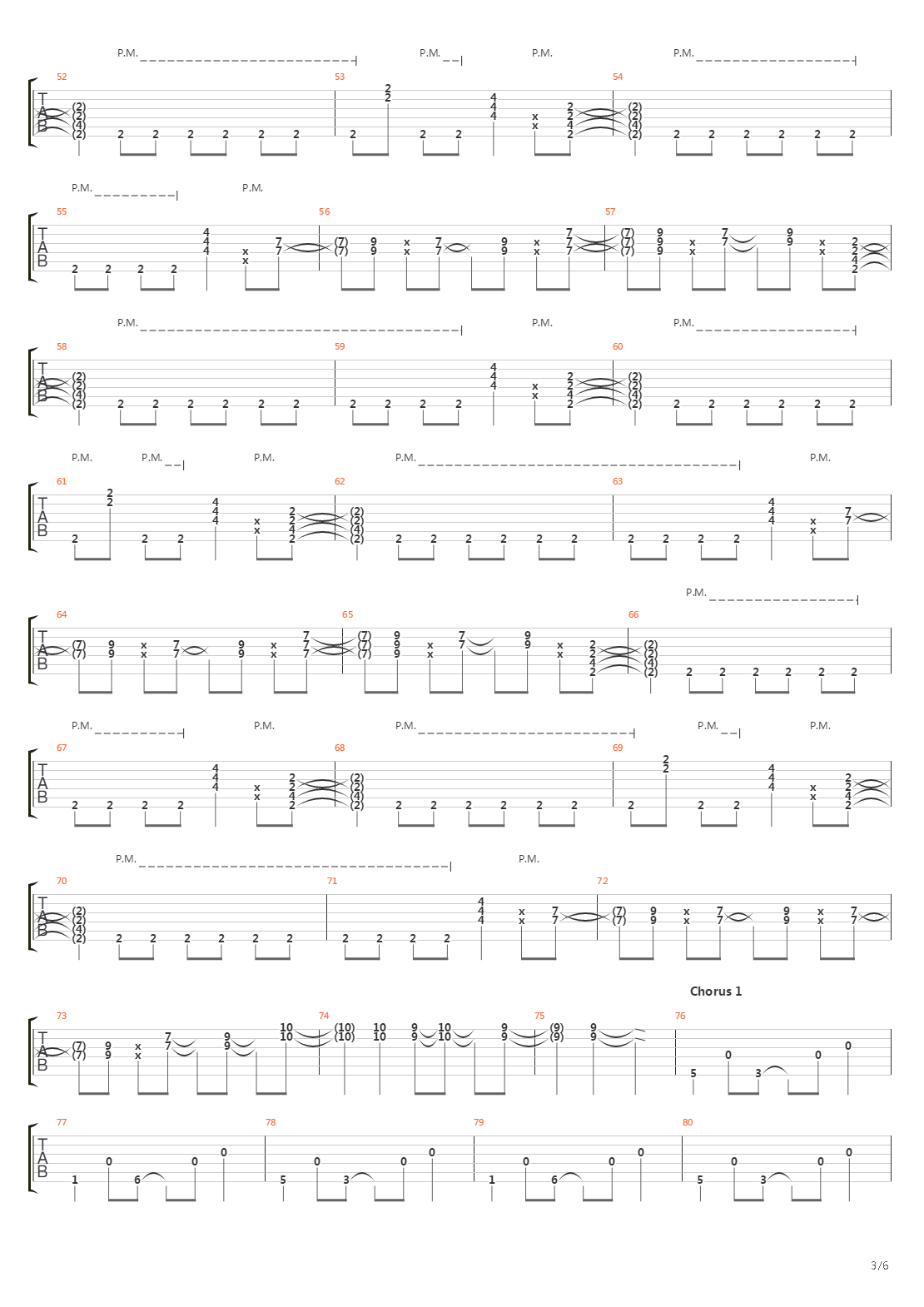 panorama吉他谱