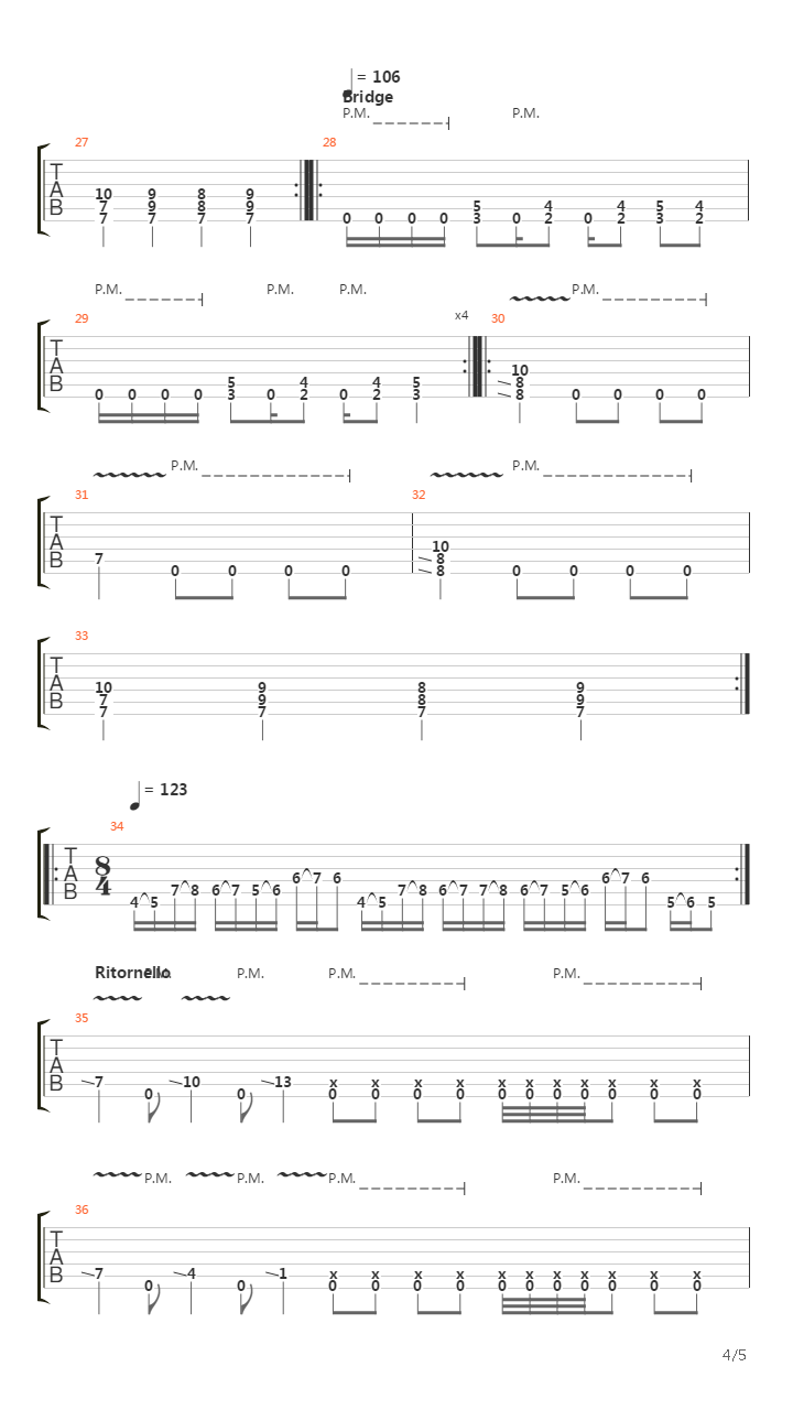 schizomaniac吉他谱(gtp谱)_six feet under(六英尺下