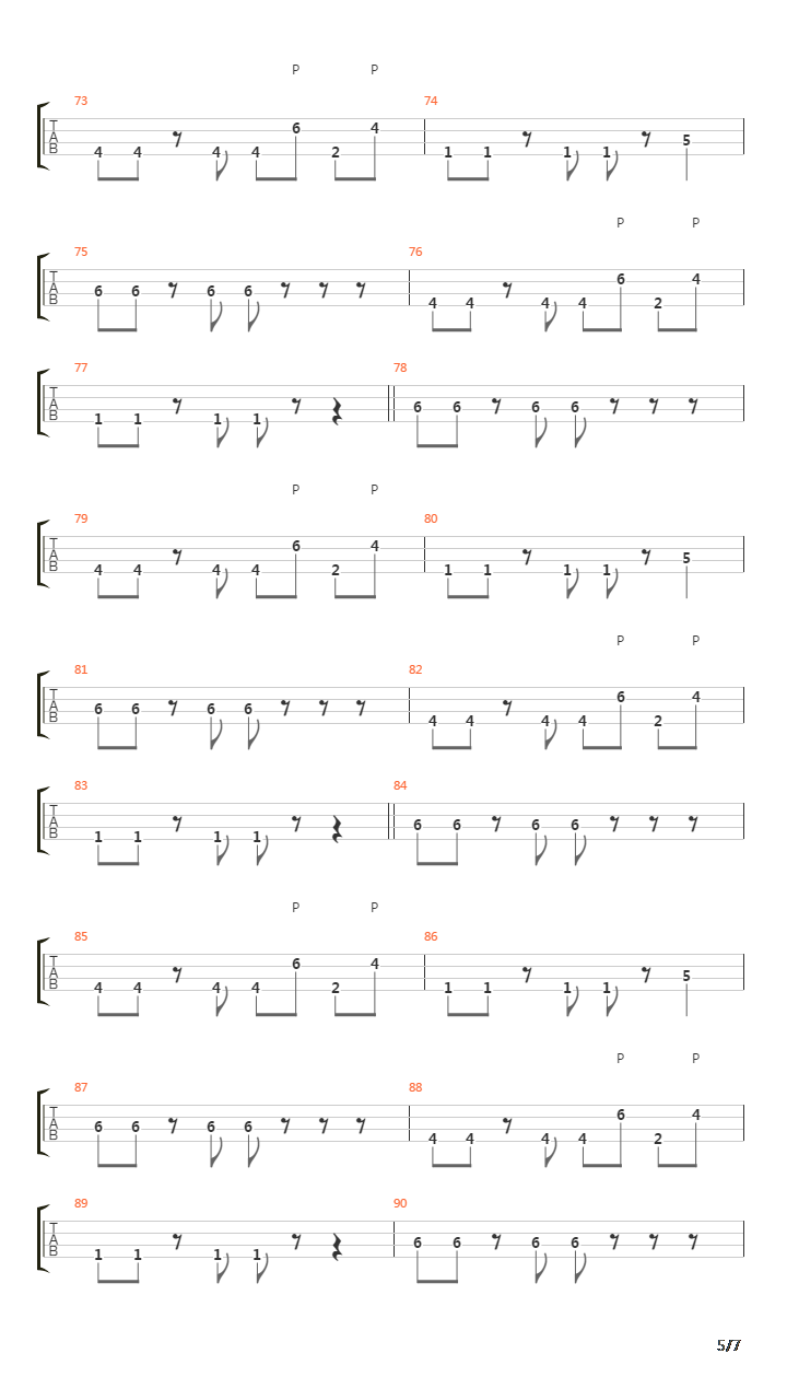 redbone吉他谱(gtp谱,总谱)_childish gambino(donald