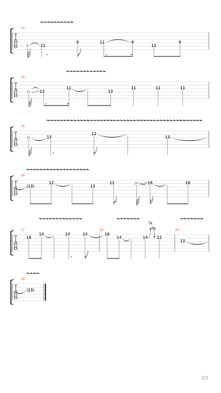 two coins solo吉他谱(gtp谱)_city and colour