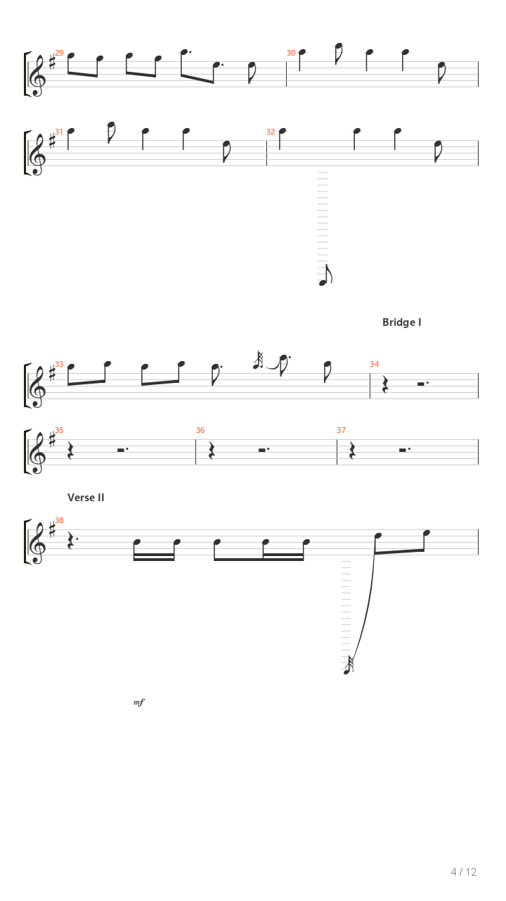 aliez(完整版)吉他谱