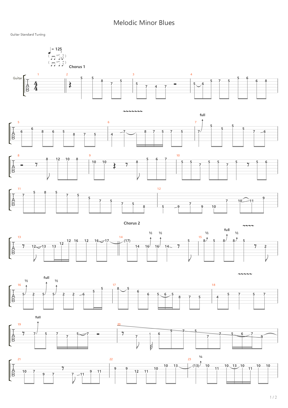 melodic minor blues