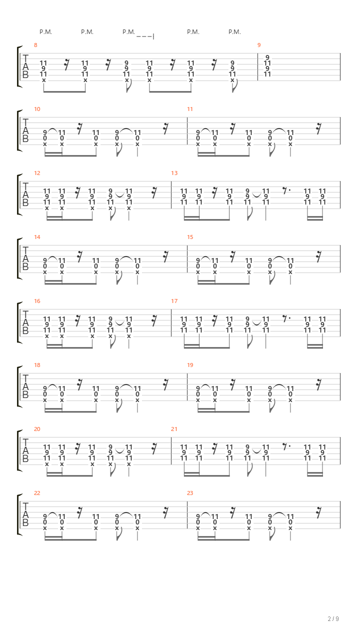 夏日漱石吉他谱(gtp谱,总谱,乐队版)_橘子海(orange )