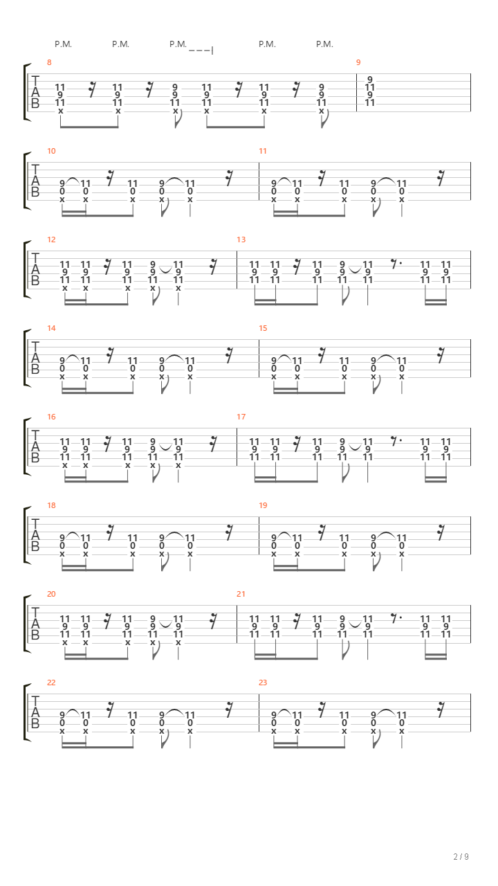 夏日漱石吉他谱(gtp谱,总谱,乐队版)_橘子海(orange ocean) - 吉他社