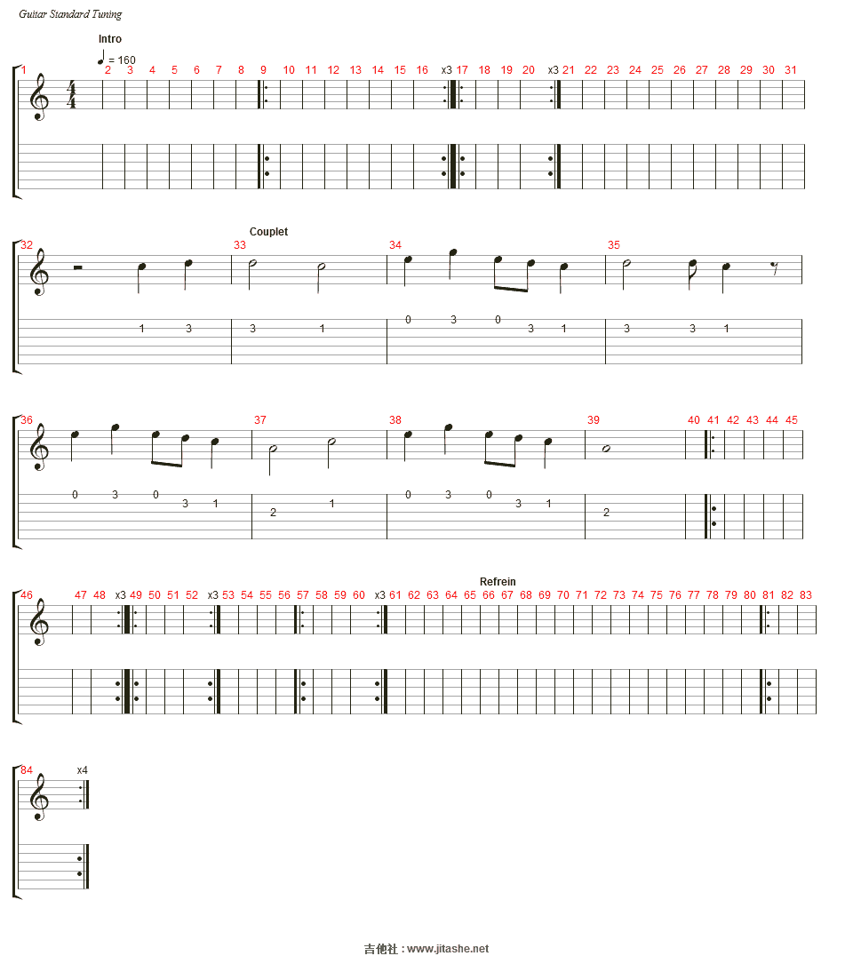 caravan吉他谱(gtp谱,弹唱)_passenger(michael david