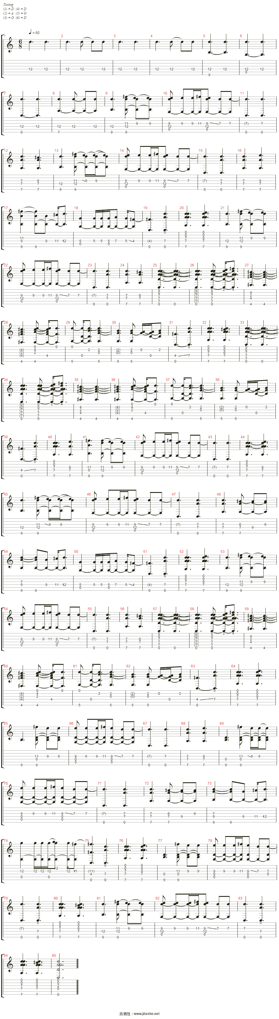 say something吉他谱(steel guitar)