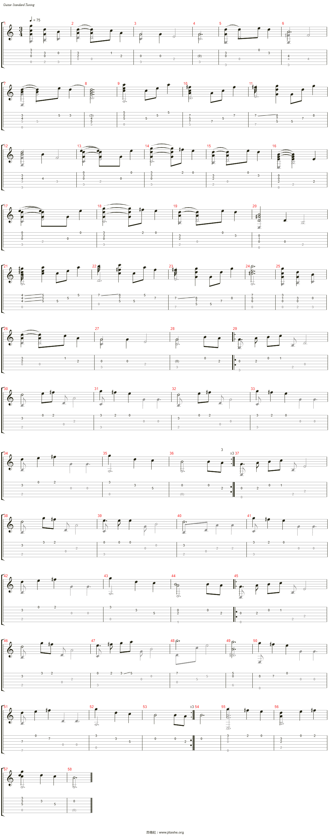 silent night(the first noel)吉他谱(steel guitar)_井草圣二