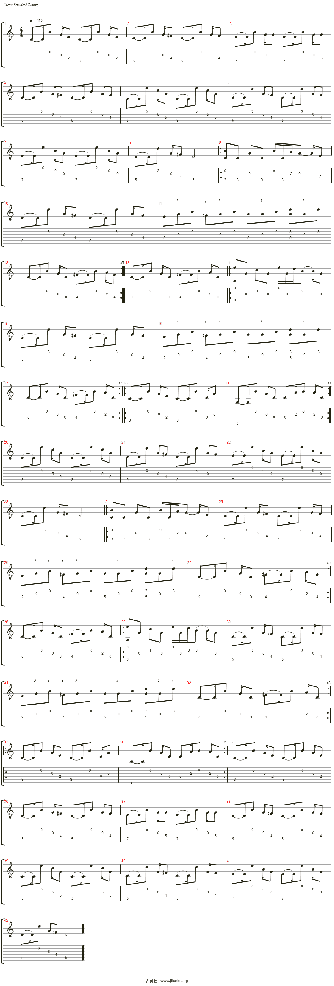 mystery of love (from call me by your name)吉他谱(steel guitar)