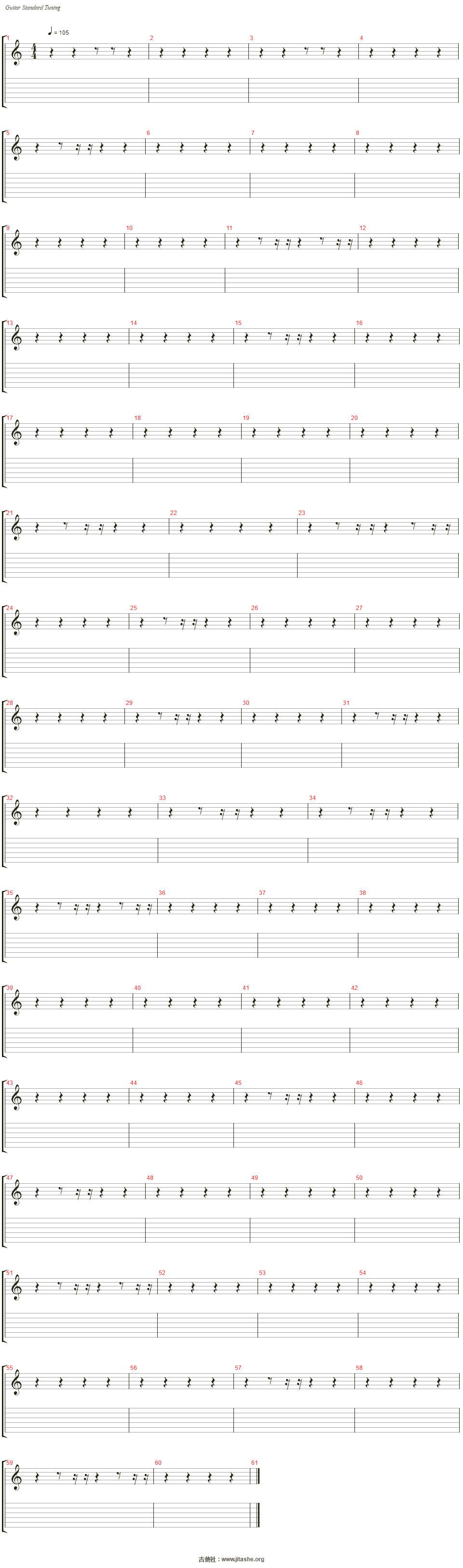 havana吉他谱(drumkit)