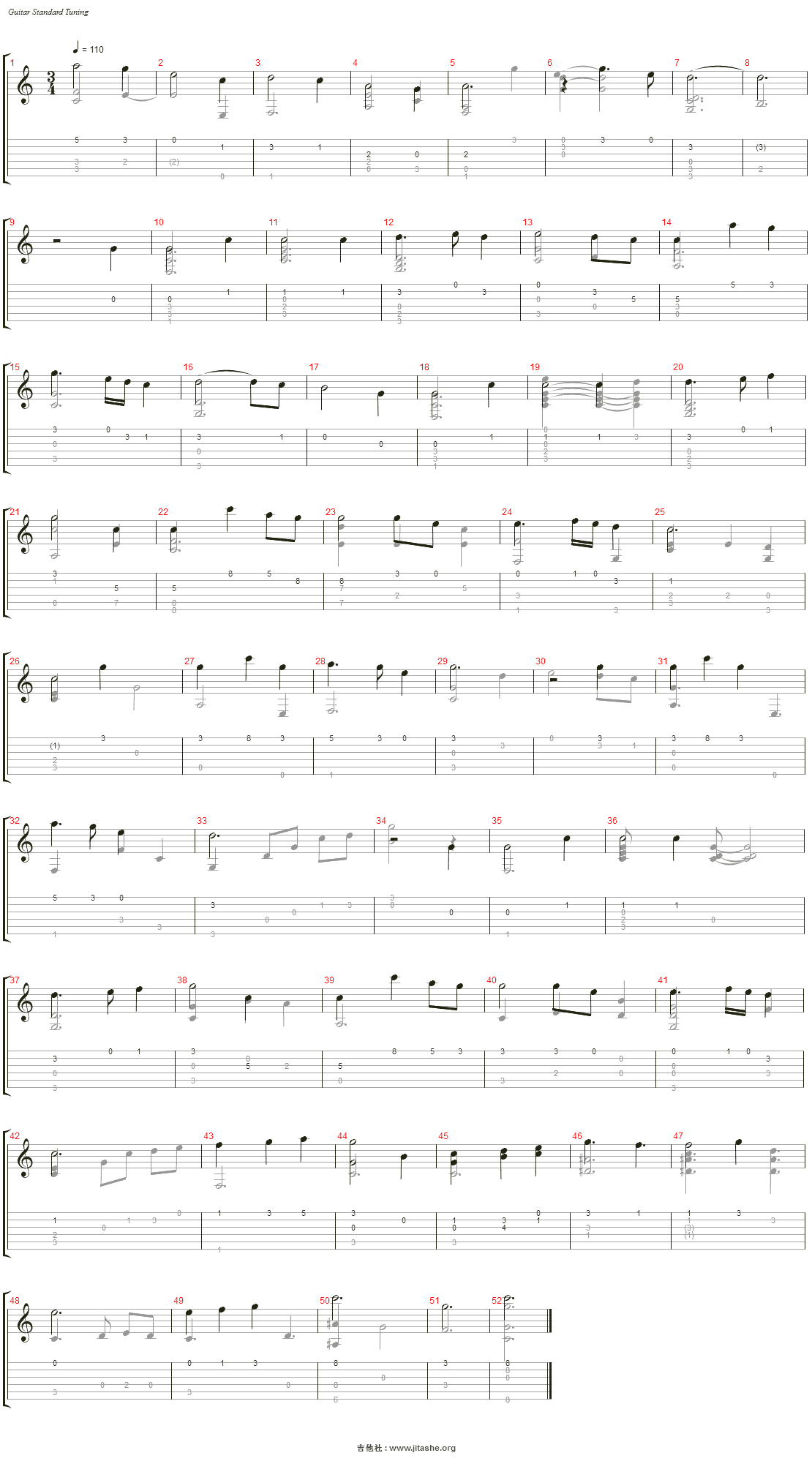 always in my heart吉他谱(steel guitar)