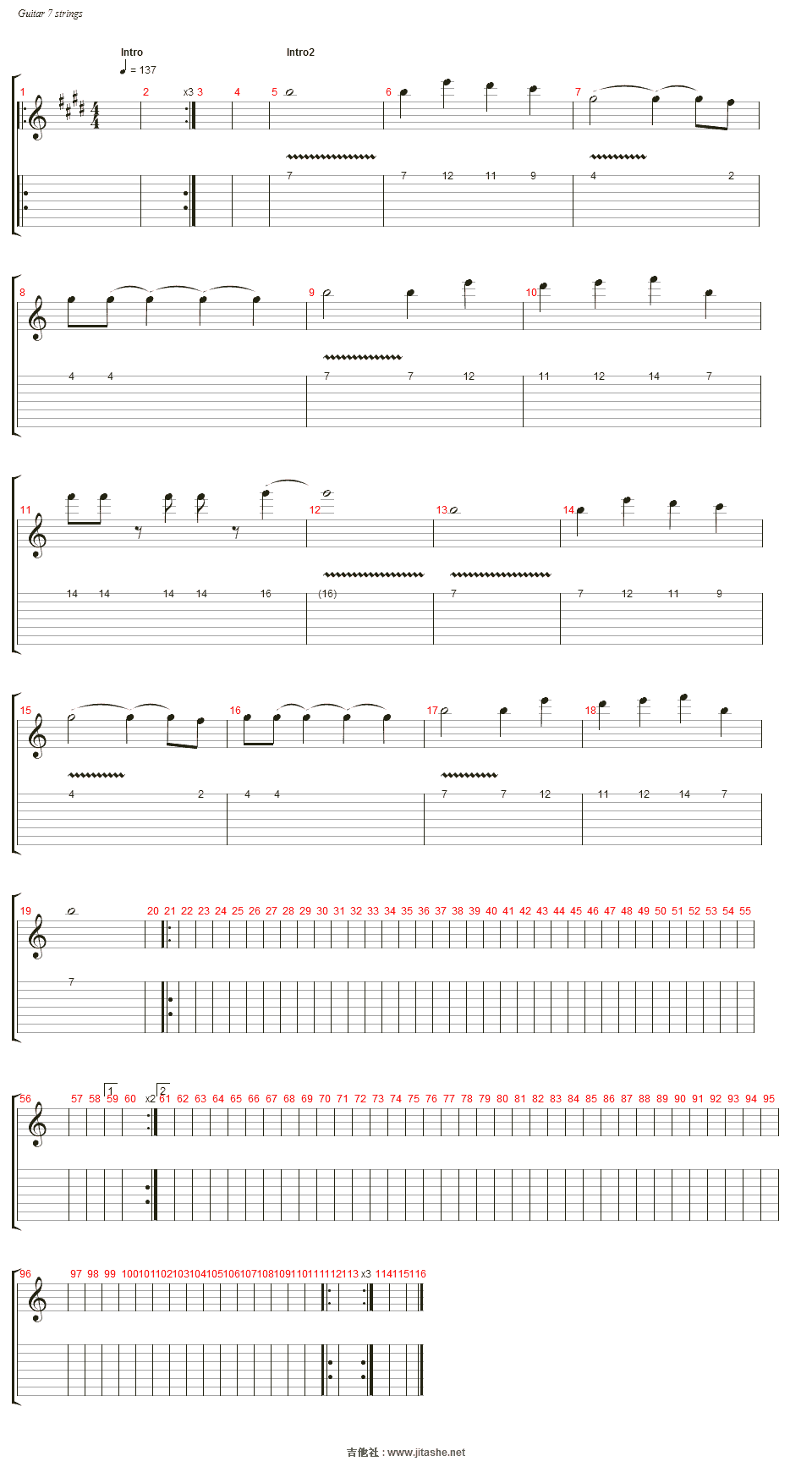 コンプリケイション(complication 复杂人生)吉他谱(acoustic piano