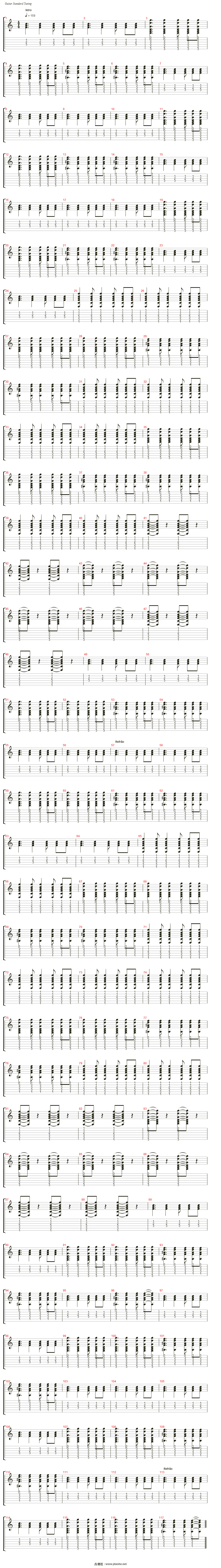 marry you吉他谱(rythm guitar)_bruno mars