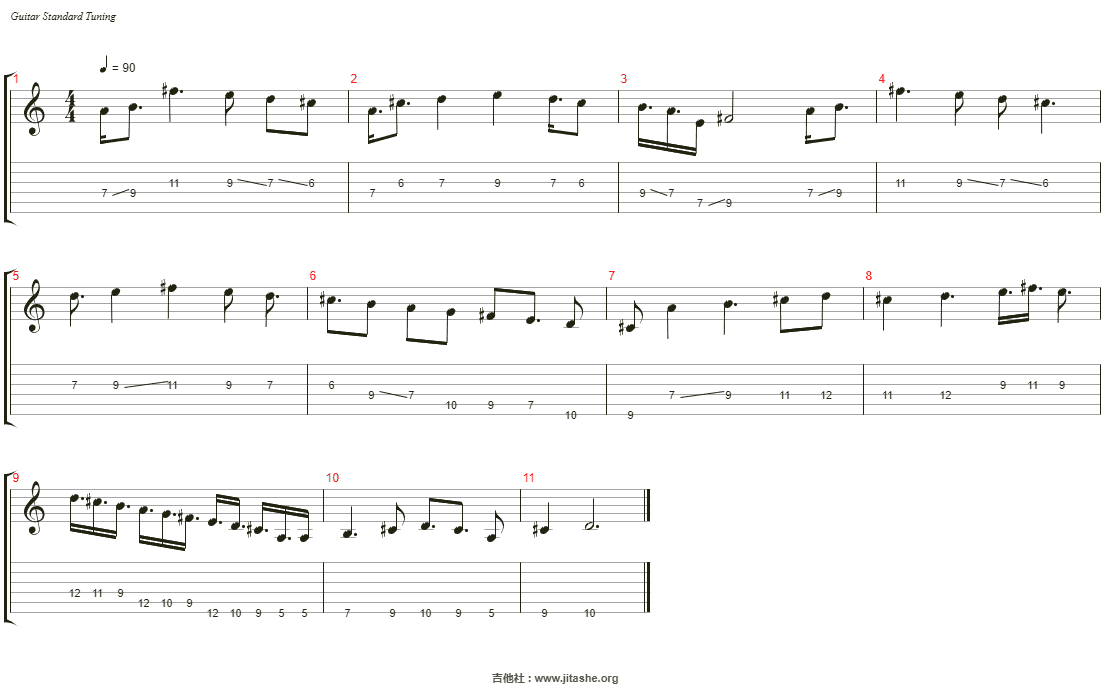 gone with the sin吉他谱(steel guitar)_h.i.