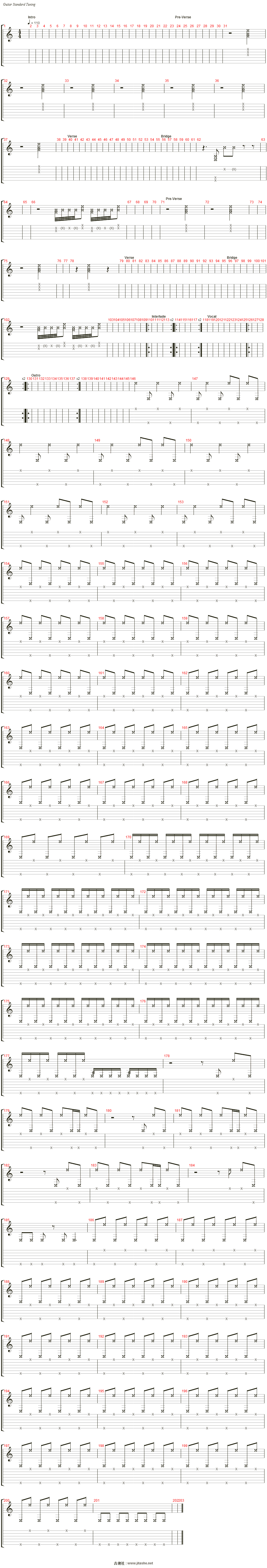 fade to black吉他谱(nylon guitar)_igor presnyakov