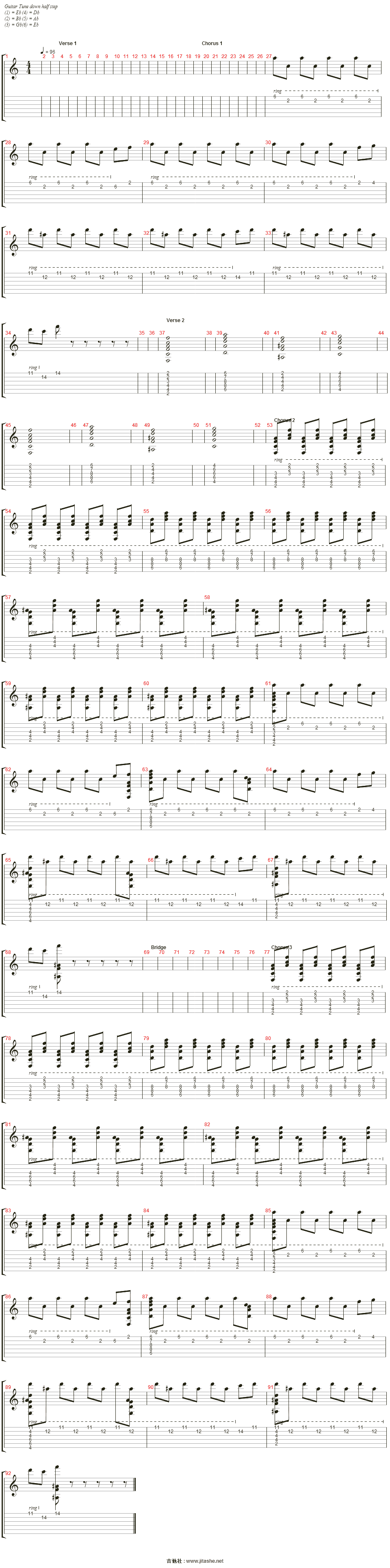 blank space吉他谱(acoustic)_taylor swift