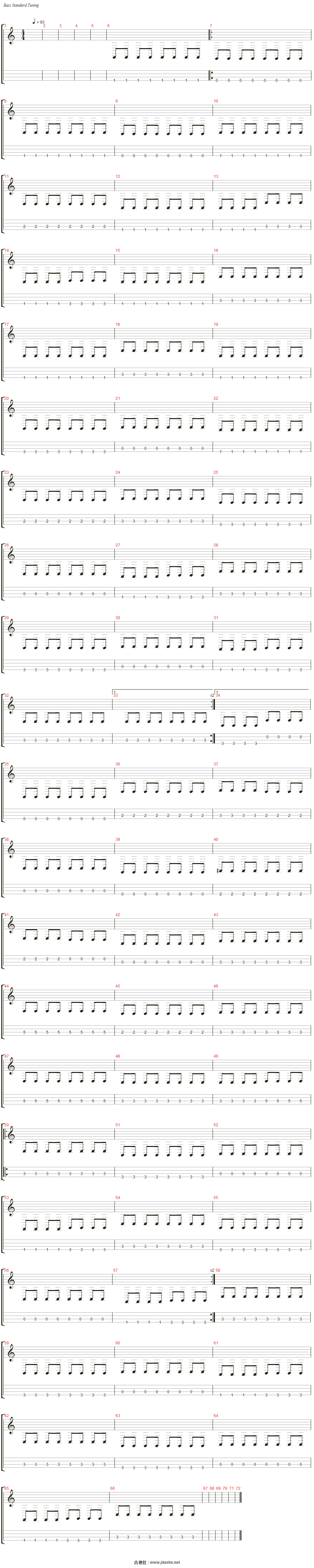 all out of love吉他谱(bass)_olivia ong