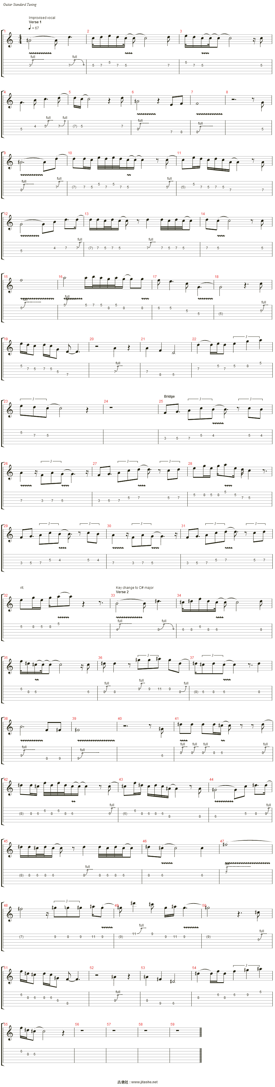 unchained melody吉他谱(gtp谱)_the righteous (正义