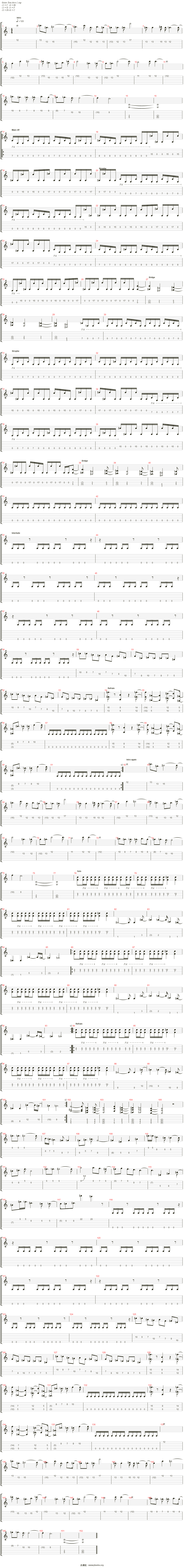 dream of retribution吉他谱(gitarre 1)_arch enemy