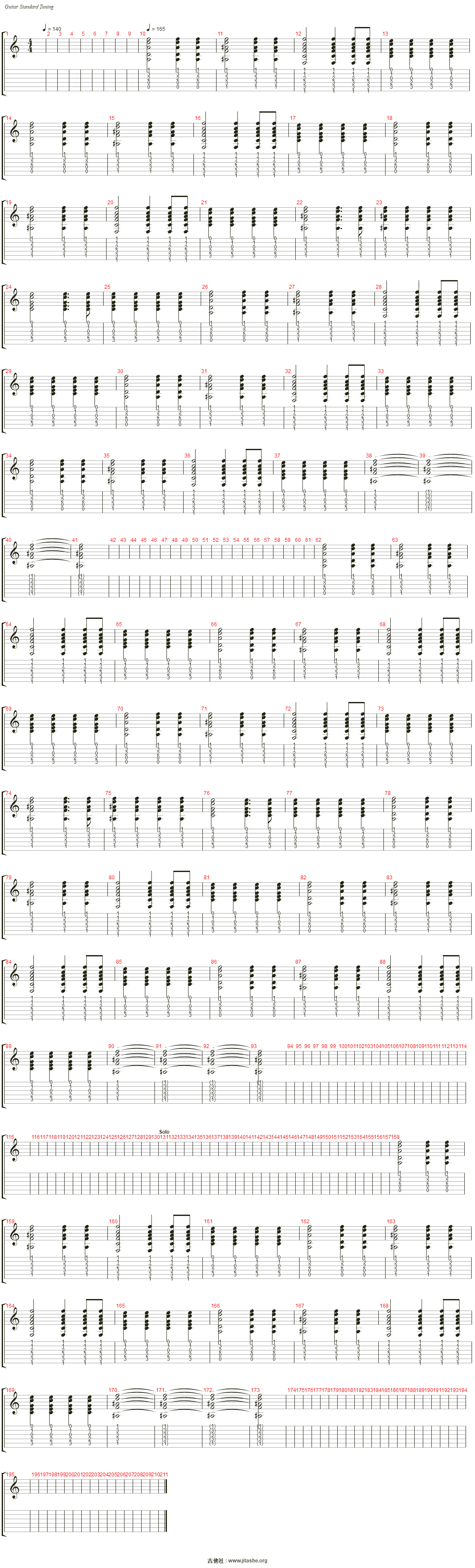 21 guns吉他谱(gtp谱,总谱)_green day(绿日乐队)