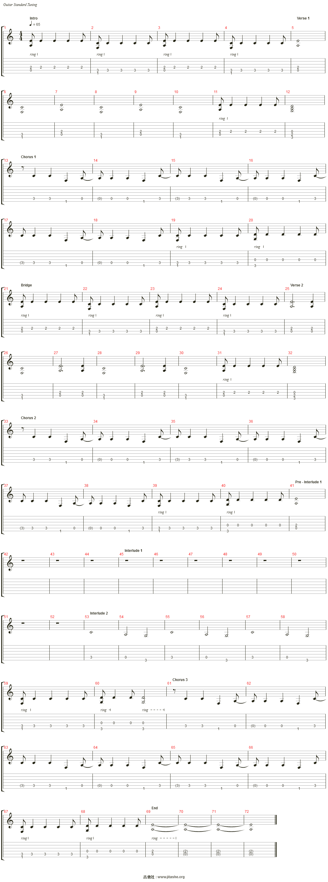 iridescent吉他谱(gtp谱)_linkin park(林肯公园)