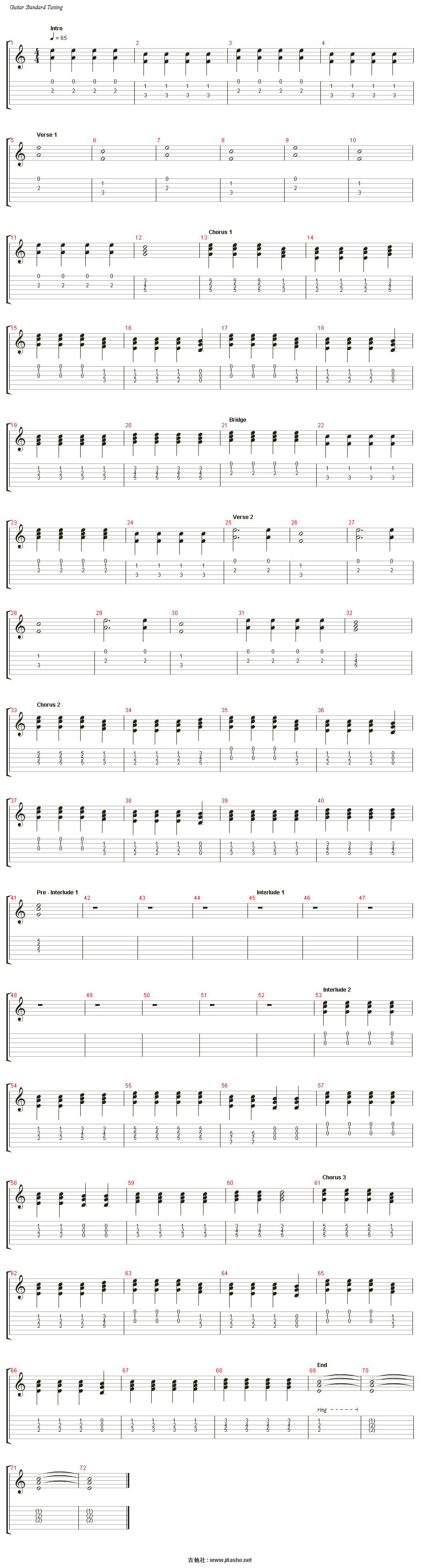 iridescent吉他谱(gtp谱)_linkin park(林肯公园)